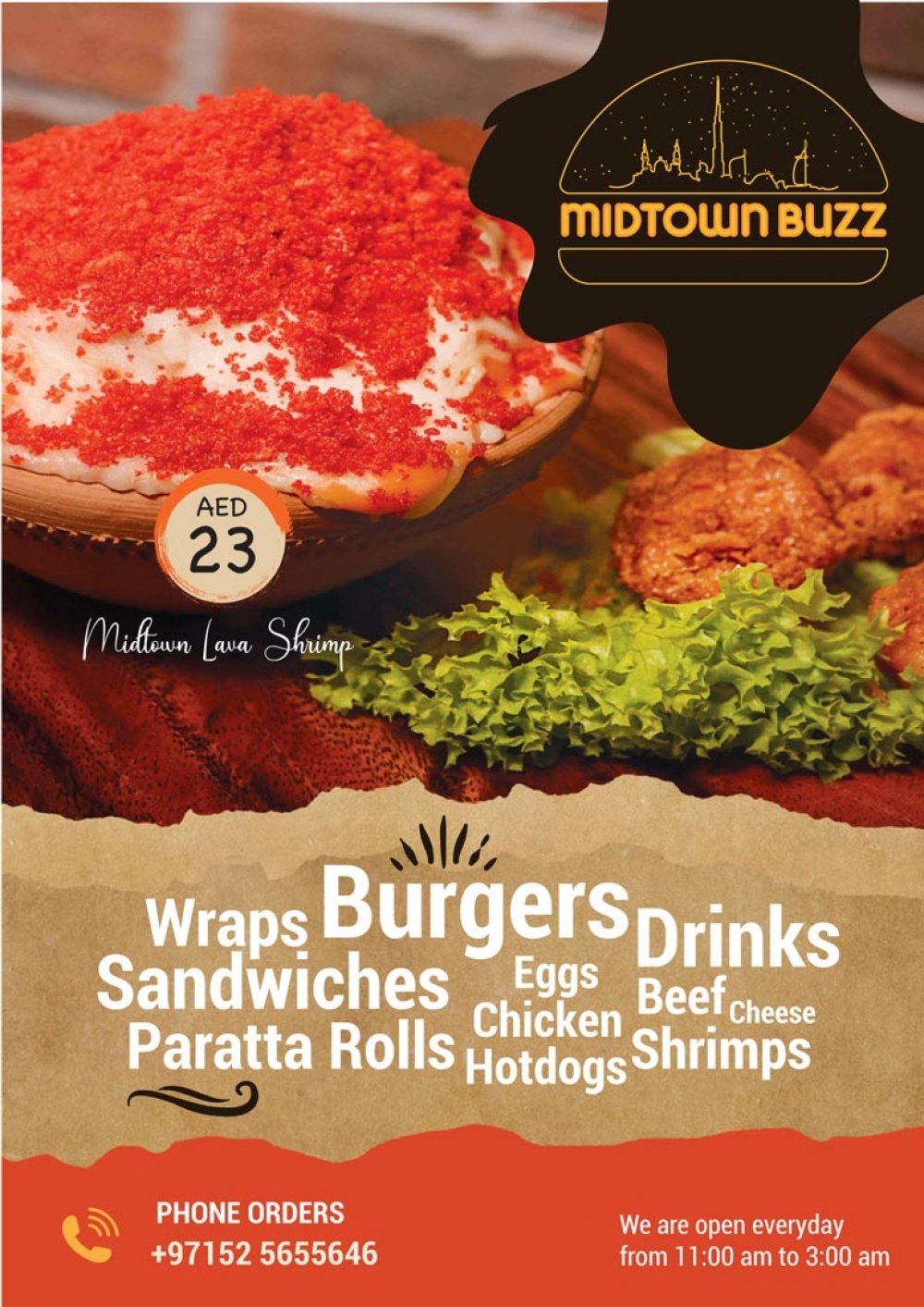 Midtown Buzz Menu P-1