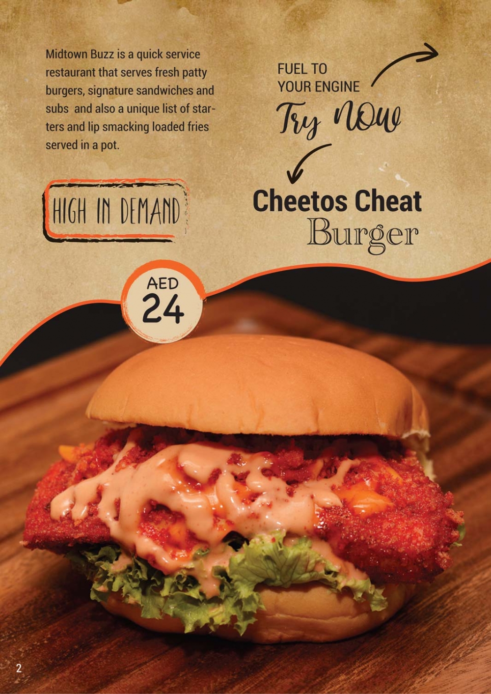 Midtown Buzz Menu P-2